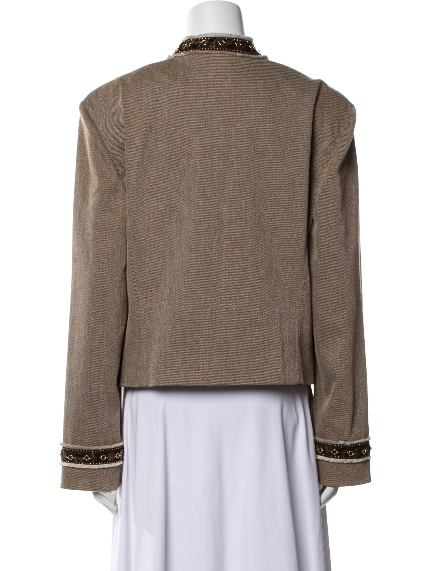 St. John Collection Colorblock Pattern Jacket